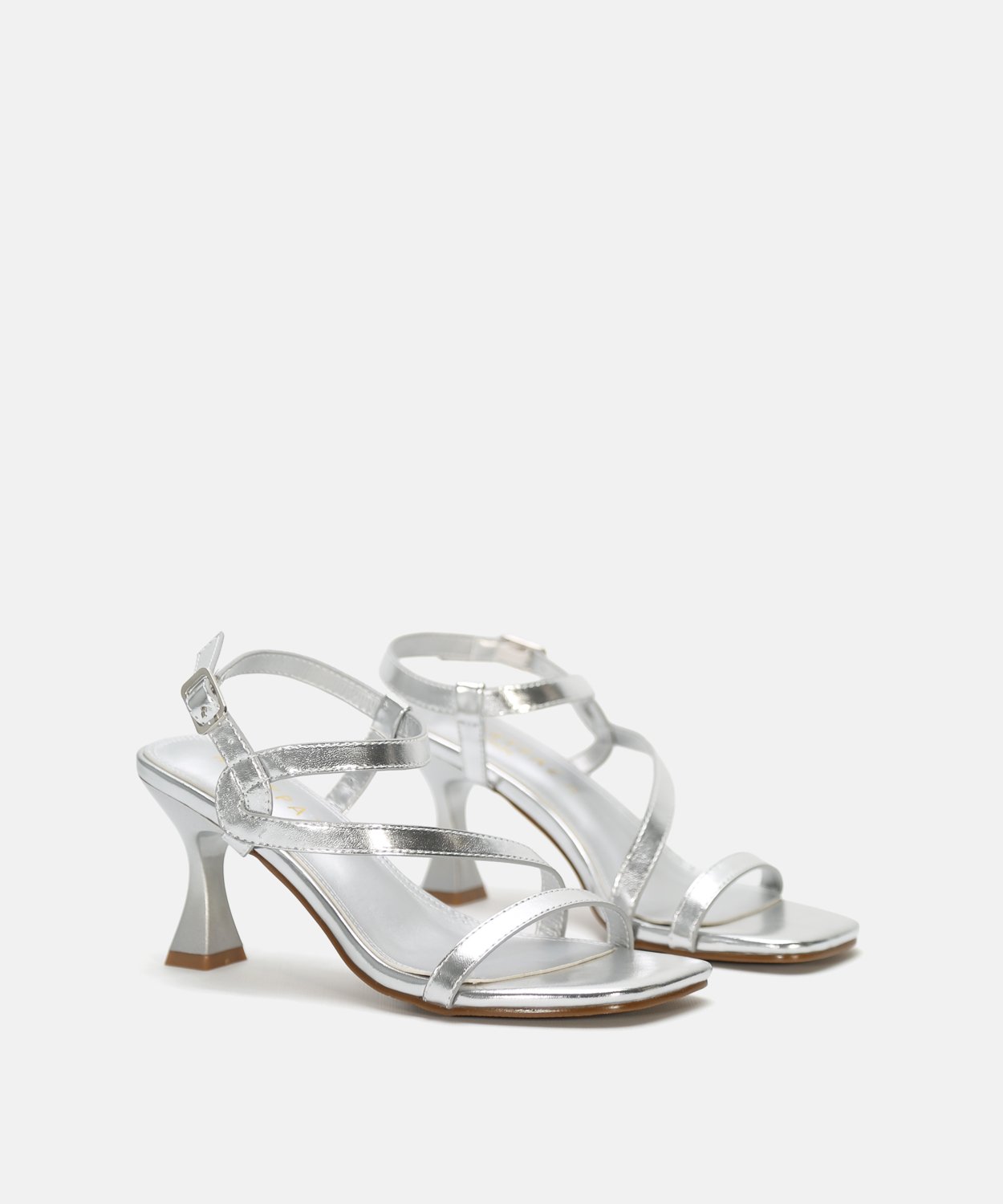 Sandalia tac&oacute;n tiras image number null